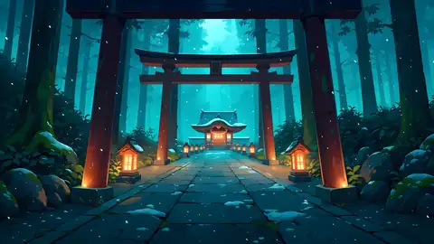 Shrine Torii lofi wallpaper shrine torii 0091142689