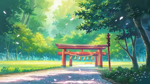 Shrine Torii lofi wallpaper shrine torii 0432464581