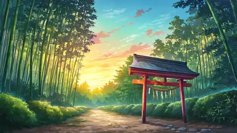 Shrine Torii lofi wallpaper shrine torii 0607102753