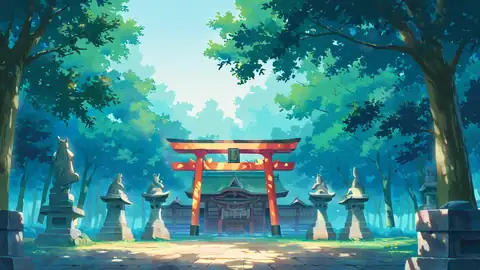 Shrine Torii lofi wallpaper shrine torii 1194009316