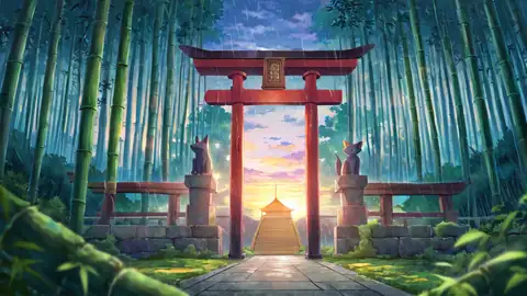 Shrine Torii lofi wallpaper shrine torii 1266666562
