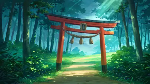 Shrine Torii lofi wallpaper shrine torii 1775414182