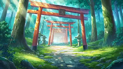 Shrine Torii lofi wallpaper shrine torii 2043960239