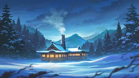 Snowy Mountain Village lofi wallpaper snowy mountain village 0079199383