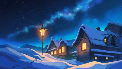 Snowy Mountain Village lofi wallpaper snowy mountain village 0377489279