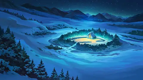 Snowy Mountain Village lofi wallpaper snowy mountain village 1257778731