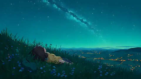 Stargazing Hilltop lofi wallpaper stargazing hilltop 1347930901