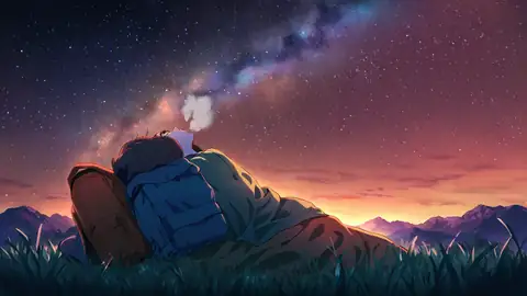 Stargazing Hilltop lofi wallpaper stargazing hilltop 1350973581