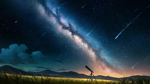 Stargazing Hilltop lofi wallpaper stargazing hilltop 1958111854