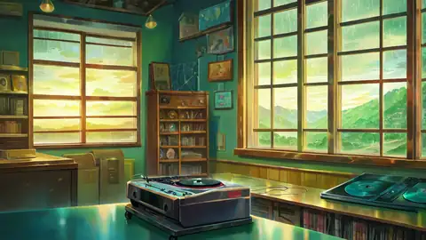 Vinyl Record Shop lofi wallpaper vinyl record shop 0153002574