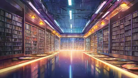 Vinyl Record Shop lofi wallpaper vinyl record shop 0802244247