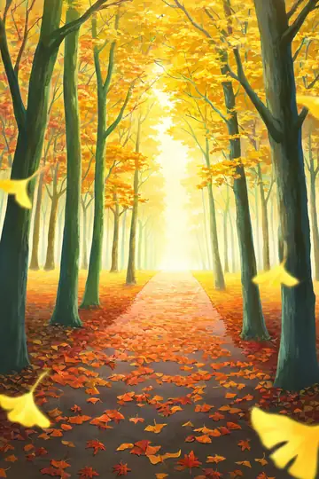 Autumn Maple Village lofi wallpaper autumn maple village 0619072678