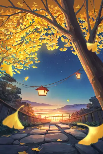 Autumn Maple Village lofi wallpaper autumn maple village 0892428592