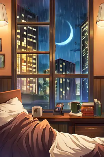 Bedroom Window Night lofi wallpaper bedroom window night 0112195576