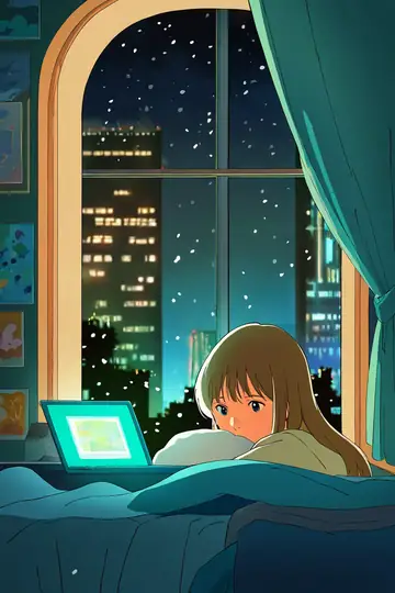 Bedroom Window Night lofi wallpaper bedroom window night 0165529253