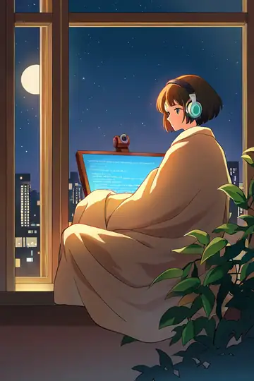 Bedroom Window Night lofi wallpaper bedroom window night 0268483037