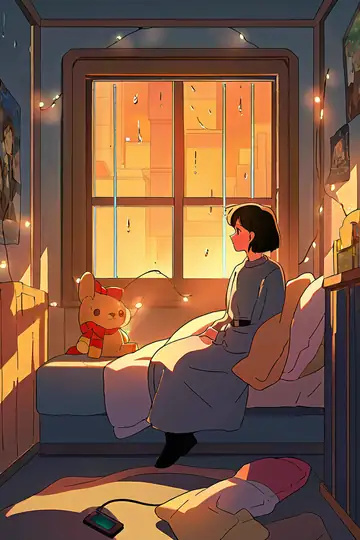 Bedroom Window Night lofi wallpaper bedroom window night 0279156976