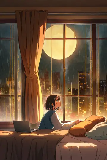 Bedroom Window Night lofi wallpaper bedroom window night 0982854686