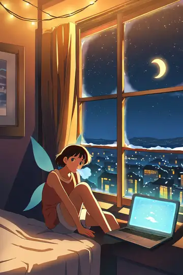 Bedroom Window Night lofi wallpaper bedroom window night 1353829550