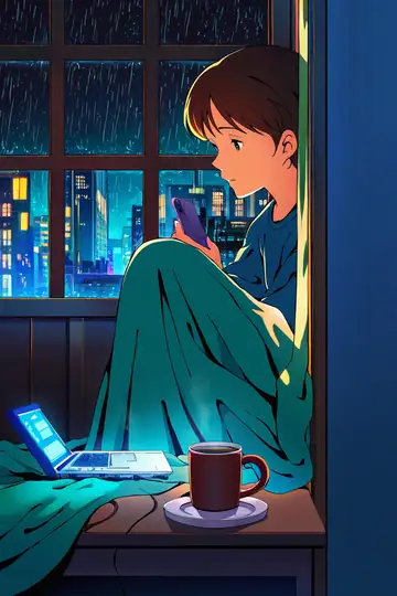 Bedroom Window Night lofi wallpaper bedroom window night 1501282011