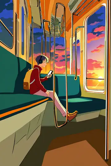 Boy Train Headphones lofi wallpaper boy train headphones 0296850911