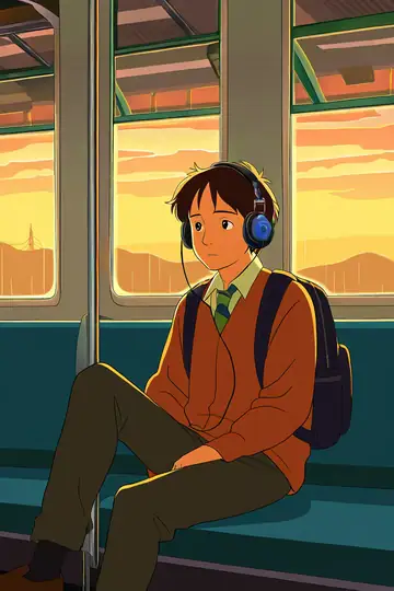 Boy Train Headphones lofi wallpaper boy train headphones 0351235940