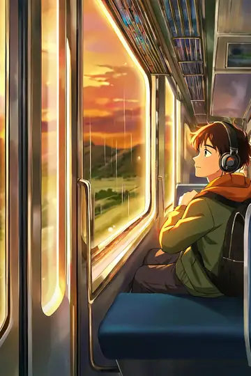 Boy Train Headphones lofi wallpaper boy train headphones 0650725198