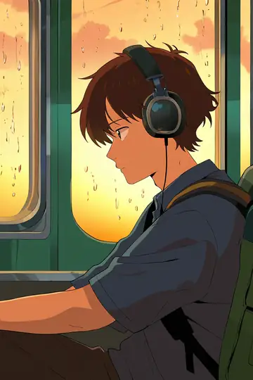 Boy Train Headphones lofi wallpaper boy train headphones 0692749391