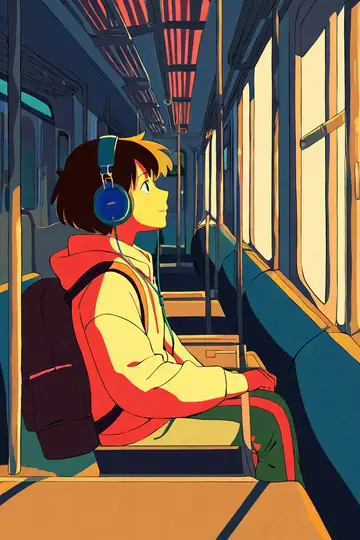 Boy Train Headphones lofi wallpaper boy train headphones 0854545389