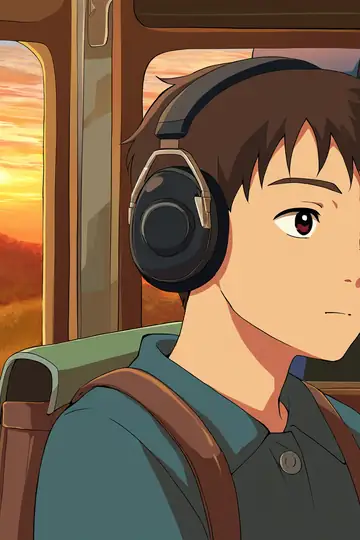 Boy Train Headphones lofi wallpaper boy train headphones 0891489125