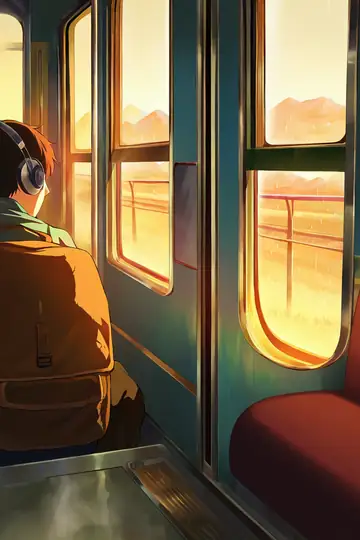 Boy Train Headphones lofi wallpaper boy train headphones 0991399302
