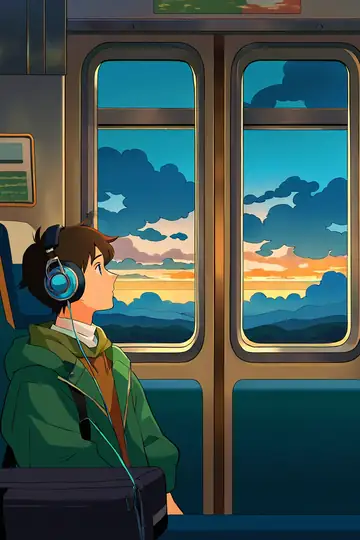 Boy Train Headphones lofi wallpaper boy train headphones 1055312795