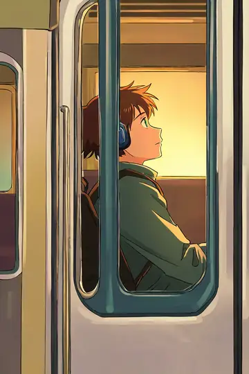 Boy Train Headphones lofi wallpaper boy train headphones 1122107749