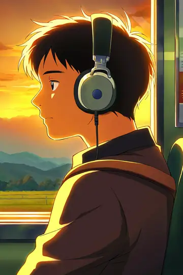 Boy Train Headphones lofi wallpaper boy train headphones 1201920071
