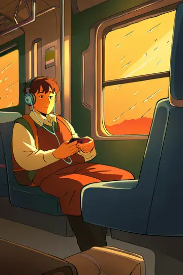 Boy Train Headphones lofi wallpaper boy train headphones 1299725033