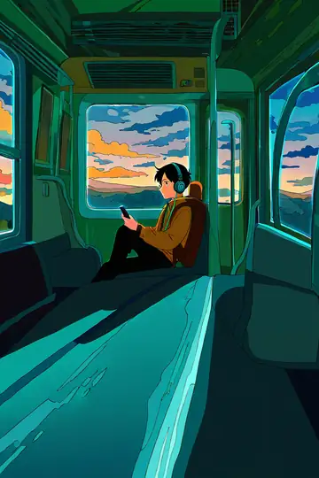 Boy Train Headphones lofi wallpaper boy train headphones 1348770949