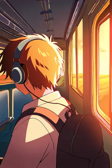 Boy Train Headphones lofi wallpaper boy train headphones 1390057103