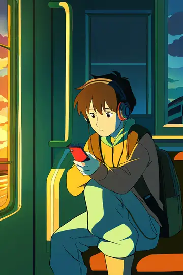 Boy Train Headphones lofi wallpaper boy train headphones 2129285151