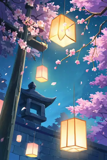 Cherry Blossom Path lofi wallpaper cherry blossom path 0112057520