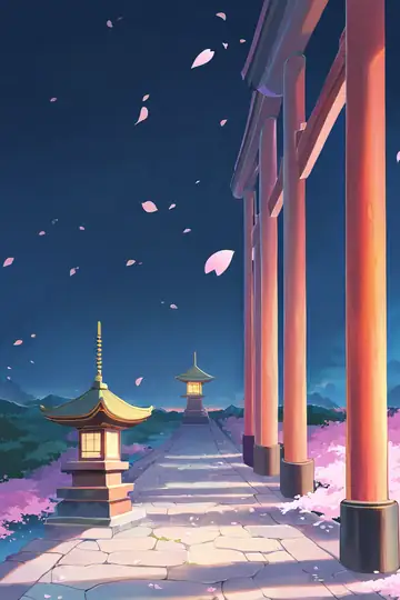 Cherry Blossom Path lofi wallpaper cherry blossom path 0256752975