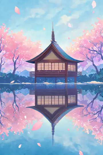 Cherry Blossom Path lofi wallpaper cherry blossom path 0269294538