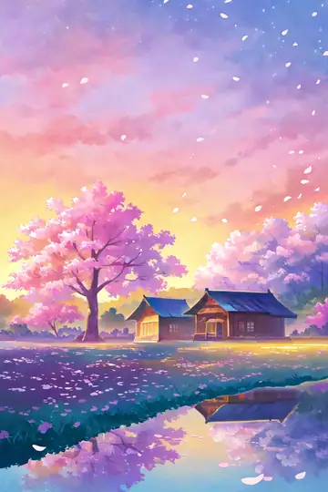 Cherry Blossom Path lofi wallpaper cherry blossom path 0288706897