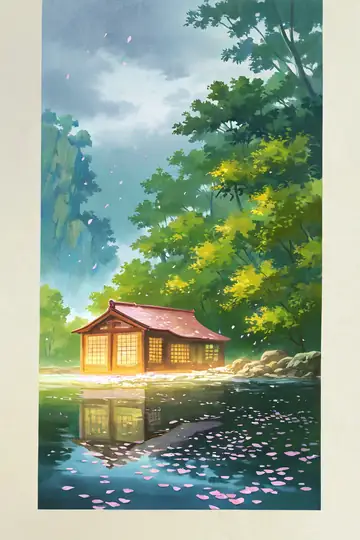 Cherry Blossom Path lofi wallpaper cherry blossom path 0811504462