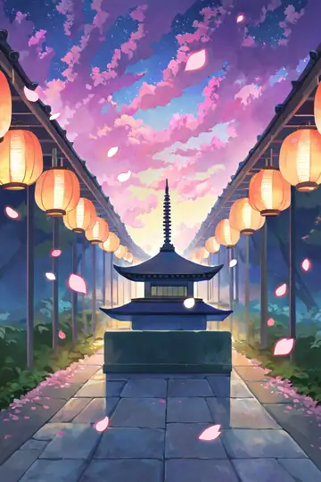 Cherry Blossom Path lofi wallpaper cherry blossom path 0896855513