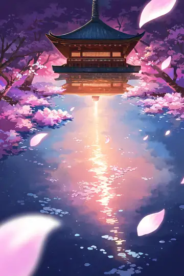 Cherry Blossom Path lofi wallpaper cherry blossom path 1312586758