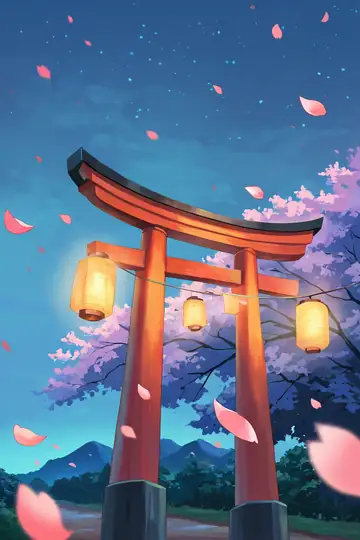 Cherry Blossom Path lofi wallpaper cherry blossom path 1402507599