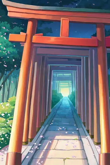 Cherry Blossom Path lofi wallpaper cherry blossom path 1537536037