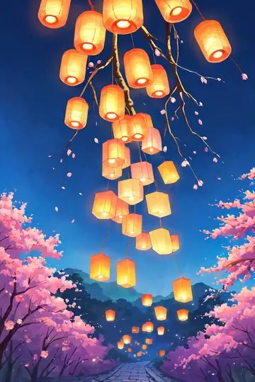 Cherry Blossom Path lofi wallpaper cherry blossom path 1961407547