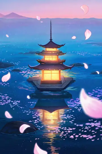 Cherry Blossom Path lofi wallpaper cherry blossom path 2120131091