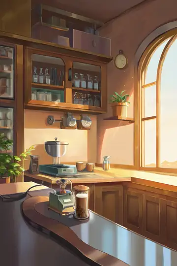 Coffee Shop Morning lofi wallpaper coffee shop morning 0104050425